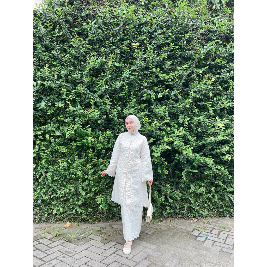 Ayana Set by Kimka Hijab | Oneset Lebaran Melayu | Oneset Baju Kurung Melayu | Oneset Lebaran Wanita