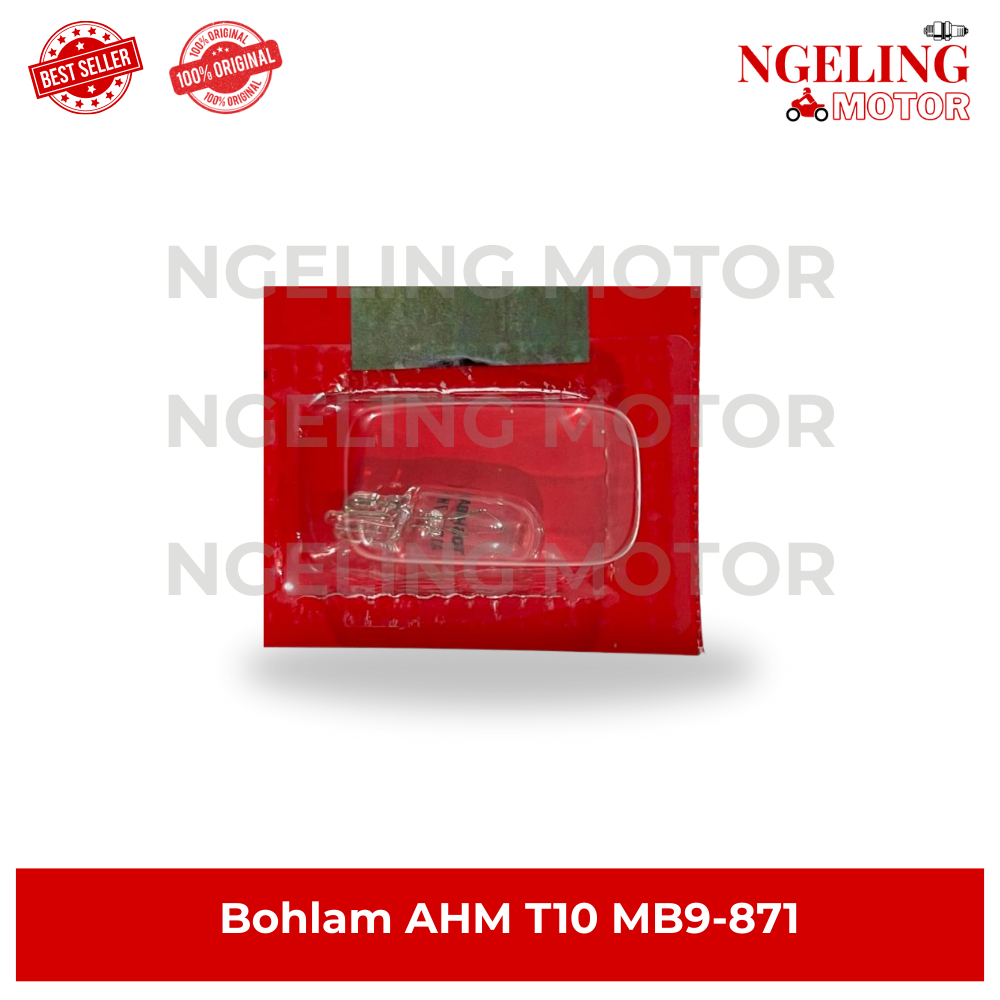 Bohlam AHM T10 MB9-871 Original Lampu Senja Speedometer Honda