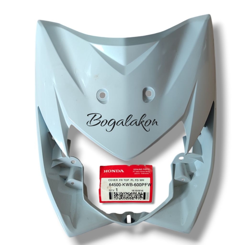 Tameng cover lampu depan blade old kwb warna putih 64500kwb600pfw