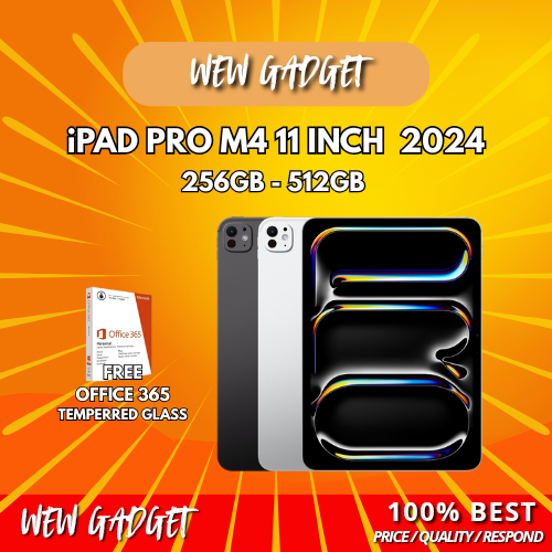 APPLE IPAD PRO M4 2024 11Inch 256GB | 512GB WIFI ONLY BNIB SEGEL
