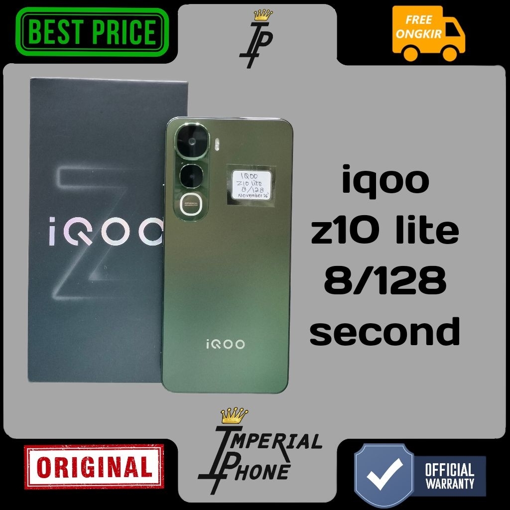 iqoo z10 lite 8/128 second