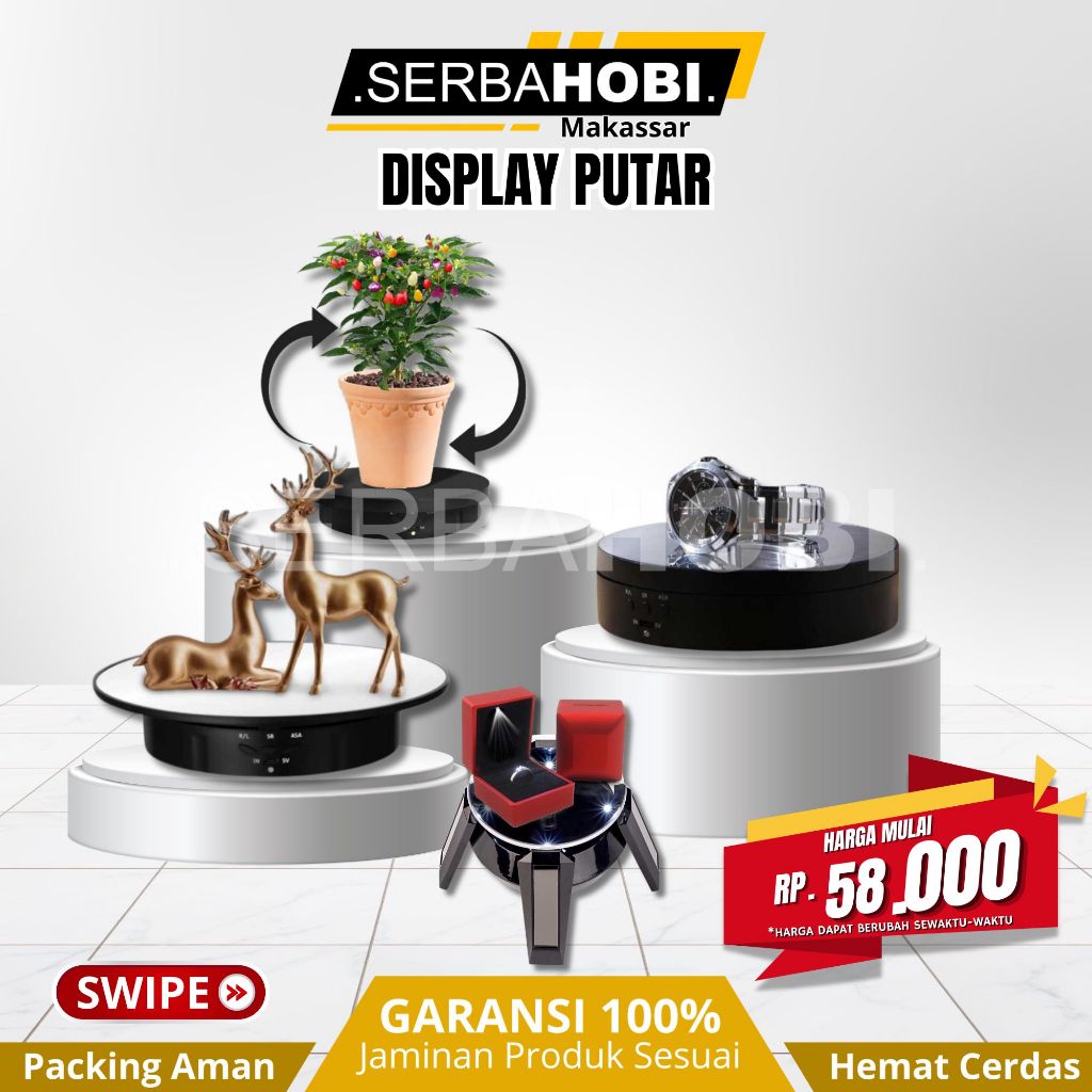 Display Putar 360° Premium – Solusi Display Produk Lebih Menarik