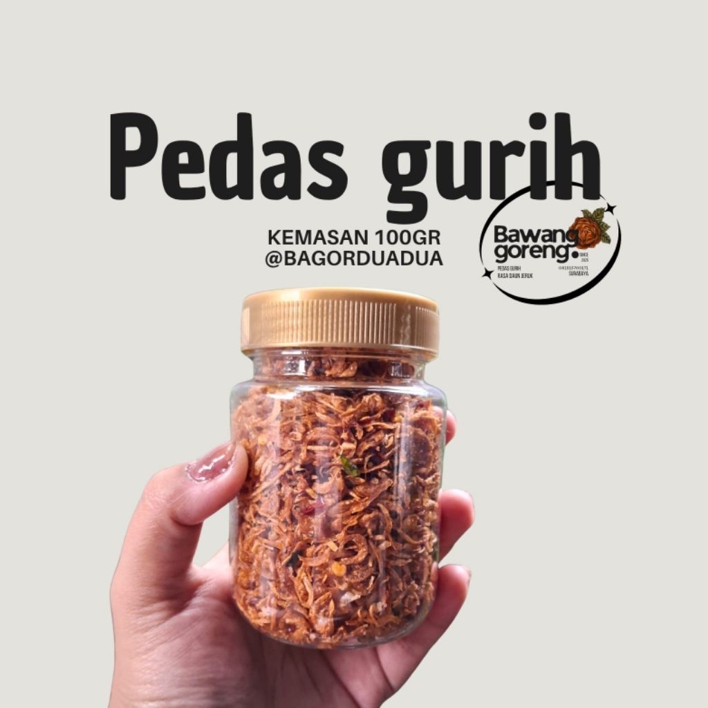 Bawang goreng pedas rasa daun jeruk premium || Bawang goreng Premium || Bawang goreng