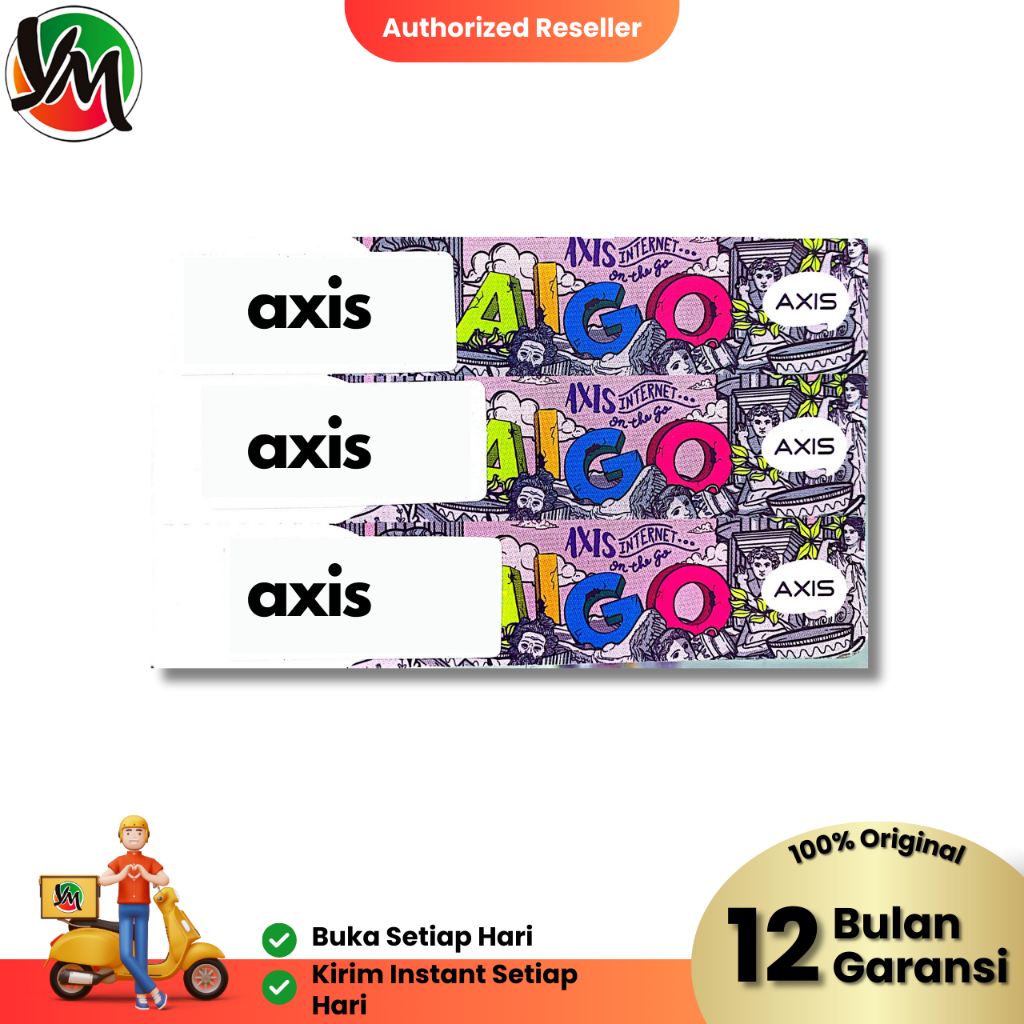 Voucher XL / Axis Kosongan Harga Grosir Murah (Belum Inject Kuota)