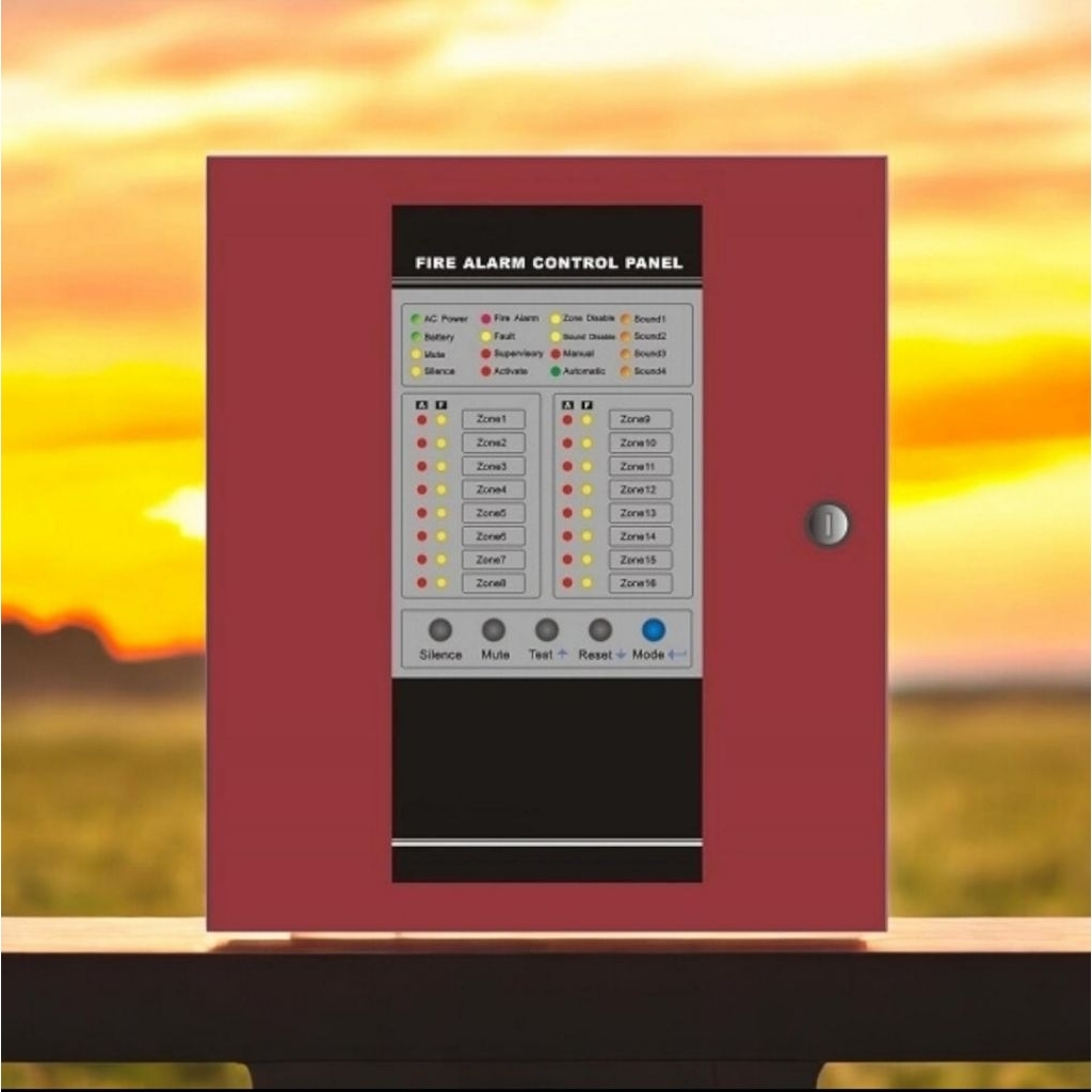 mcfa fire alarm mcfa konvensional 4 zone fire alarm control panel matrix