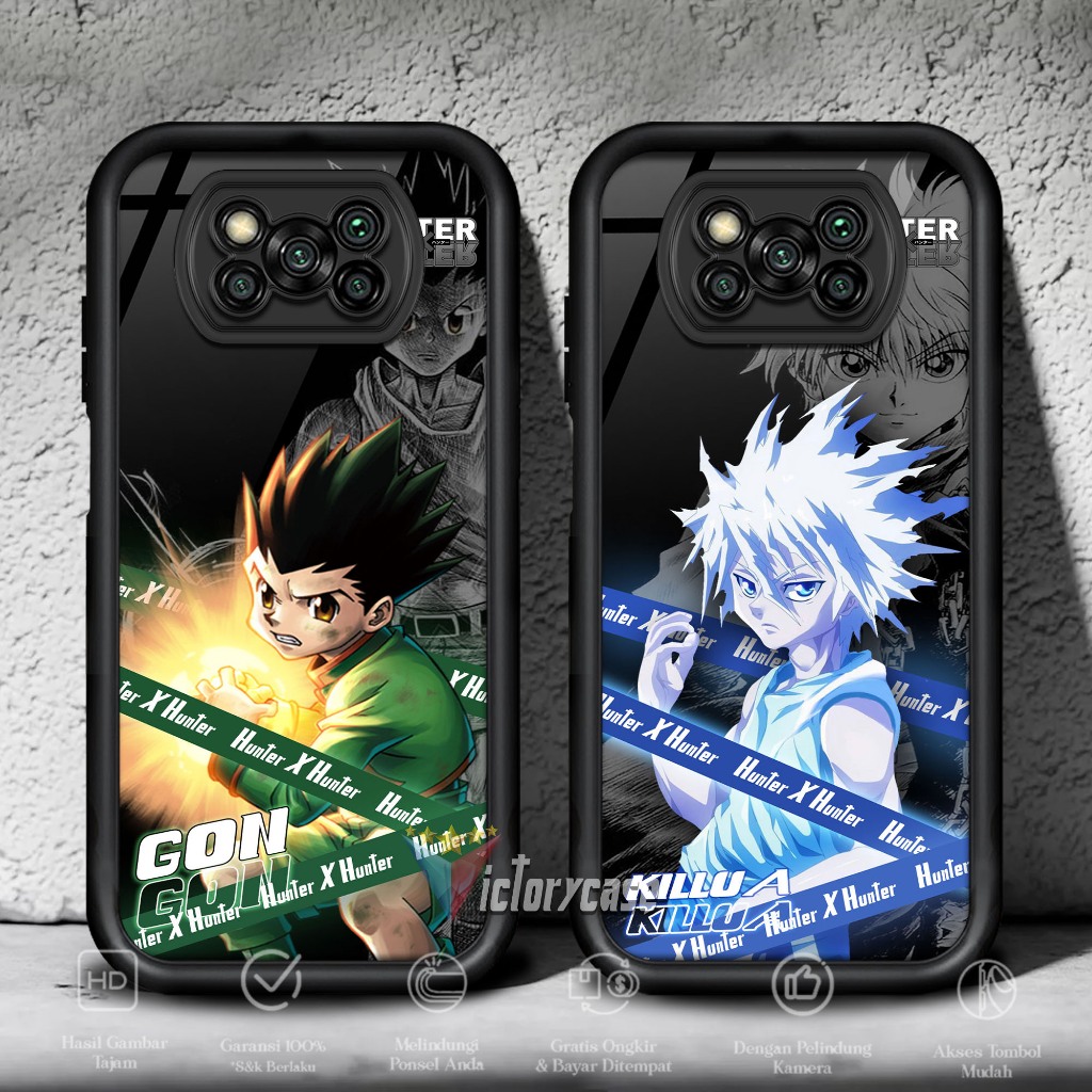 Case POCO X3 X3 PRO X3 NFC Motif HUNTER Cover Handphone Casing Softcase Glossy Anti Jamur