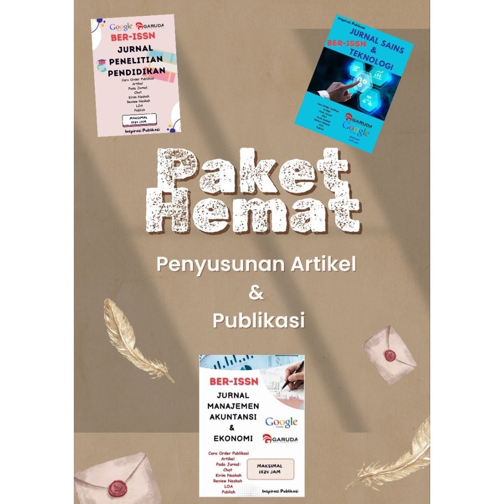 Penyusunan Artikel & Publikasi Jurnal Non SINTA