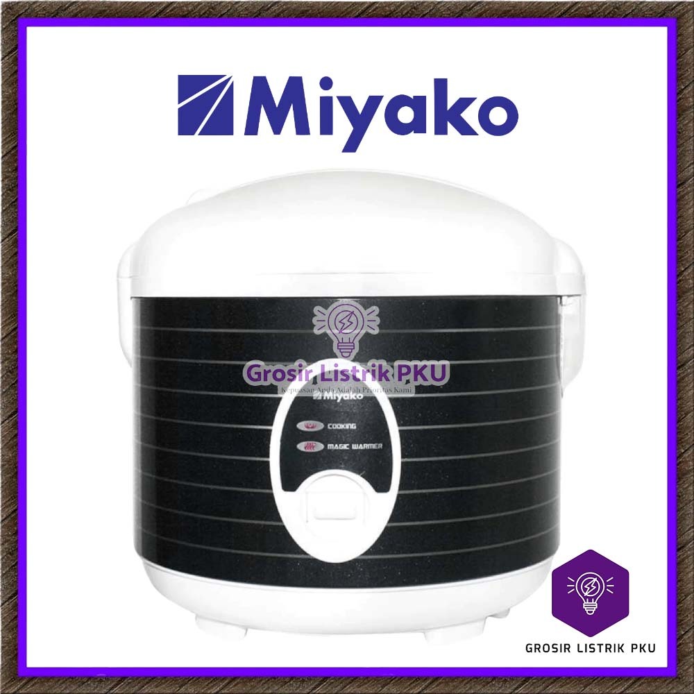Magic Com Miyako MCM-508 Dark Glitter Line 1.8L Rice Cooker Penanak Nasi Miyako MCM 508 1.8 Liter