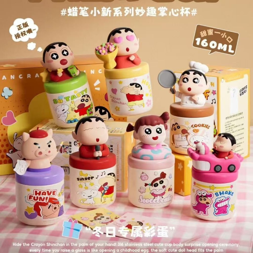 Botol Tumbler termos Sinchan 160ml