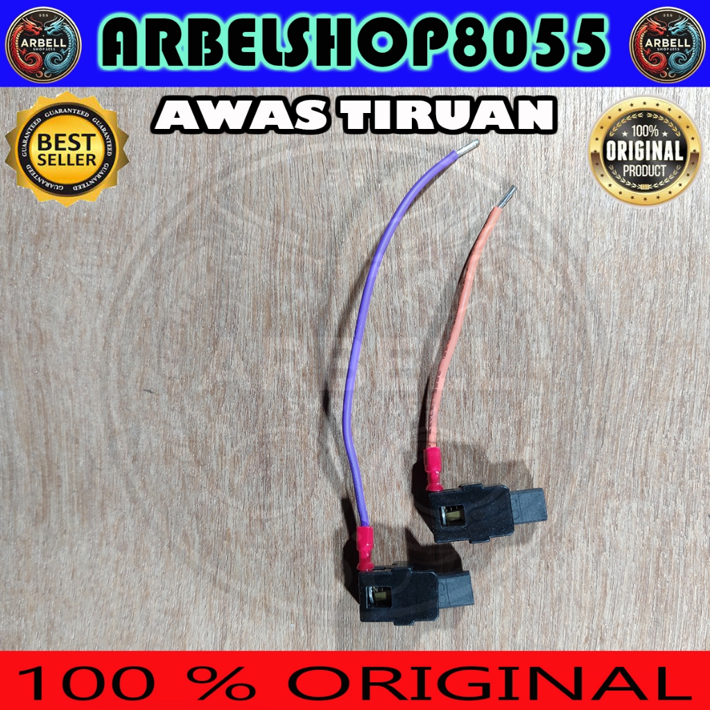 MAKITA CARBON BRUSH + BRUSH HOLDER CB 64 - CB 85 SET + KABEL RUMAH KARBON BRUSTEL ARANG BARANG COPOT