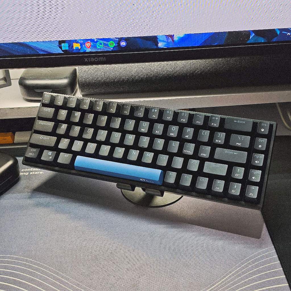 Rexus DAIVA RX-D68 RGB 68% Fullkit Barebone Mechanical Gaming Keyboard - Bekas - Modded