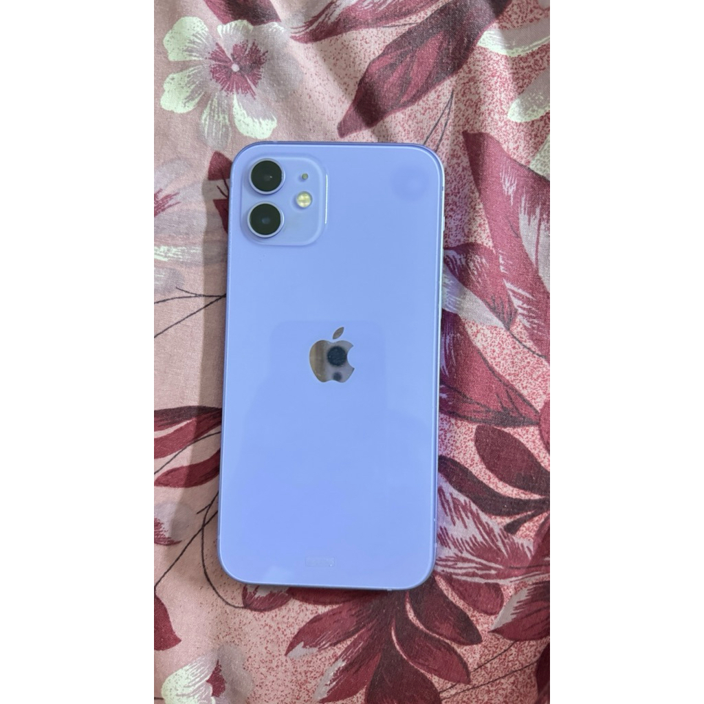 PRELOVED IPHONE 12 SECOND EX IBOX IP 12 128 GB IBOX UNGU PURPLE