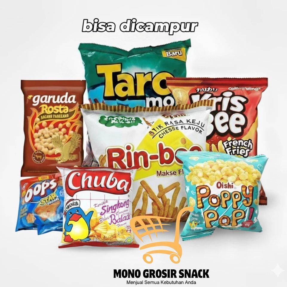CHIKI HARGA SERIBUAN - CHIKI TARO - RIN BEE - KRIS BEE - ROSTA CIKI MURAH JAJANAN ANAK