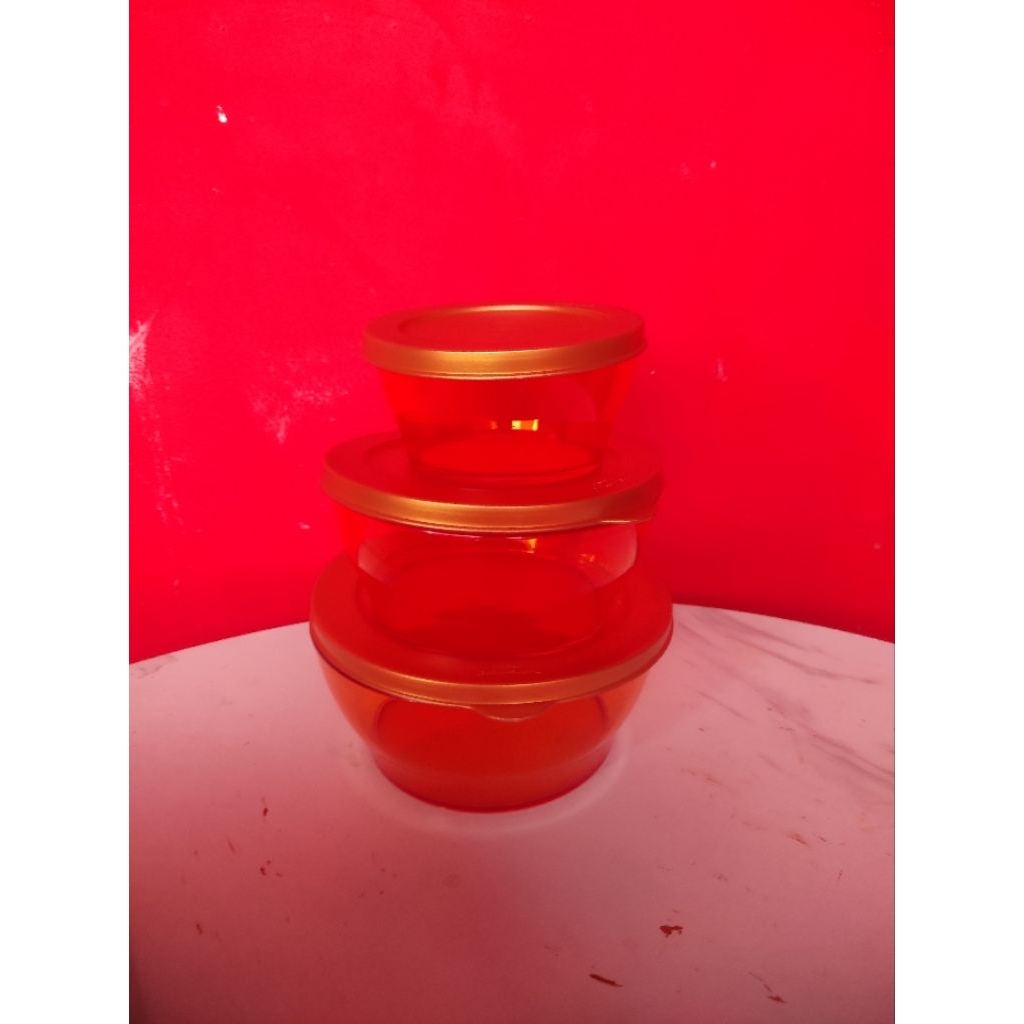 Clear Bowl set Tupperware