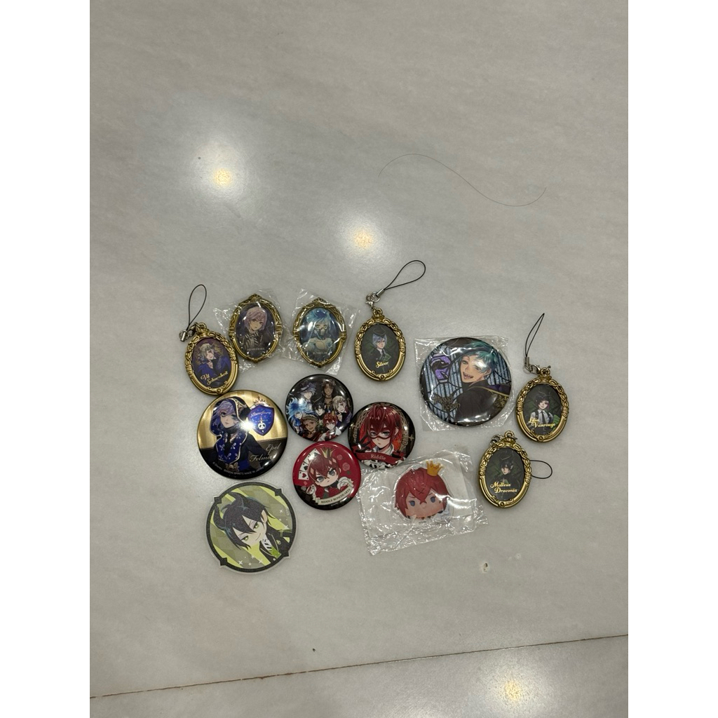 Twisted Wonderland Original Japan merch Gashapon Gasha gachapon Gacha Bros Pind Can Badge Riddle Lil