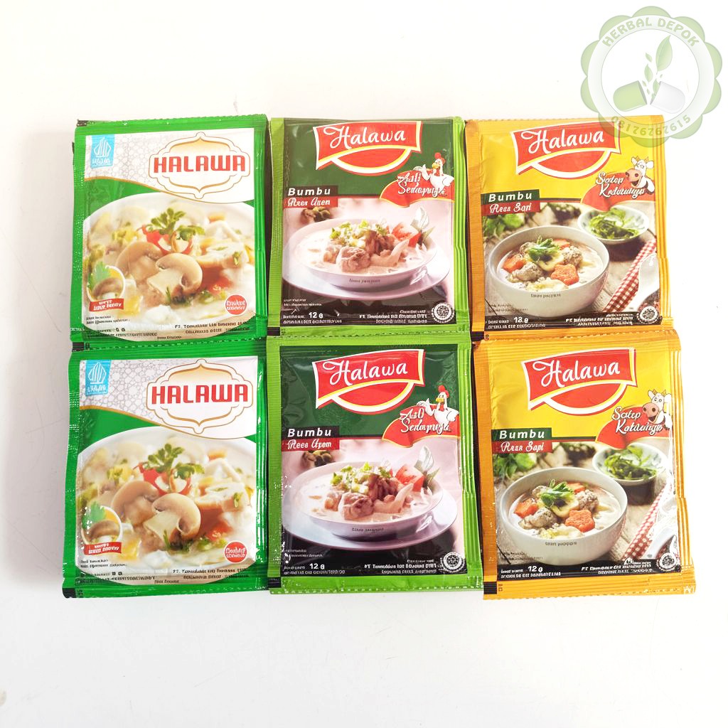 Bumbu HALAWA PENYEDAP RASA ORGANIK 12 SASET