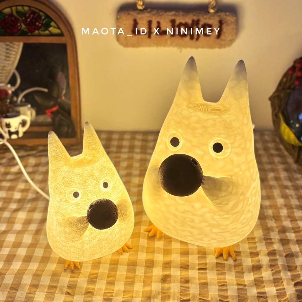UNOFFICIAL Lampu Totoro Ocarina / Lampu Totoro Putih Ocarina