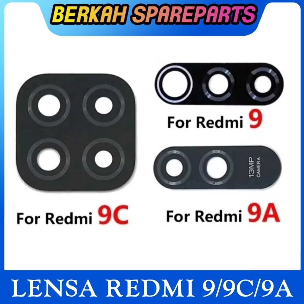 KACA KAMERA XIAOMI REDMI 9 9A 9C KACA KAMERA BELAKANG