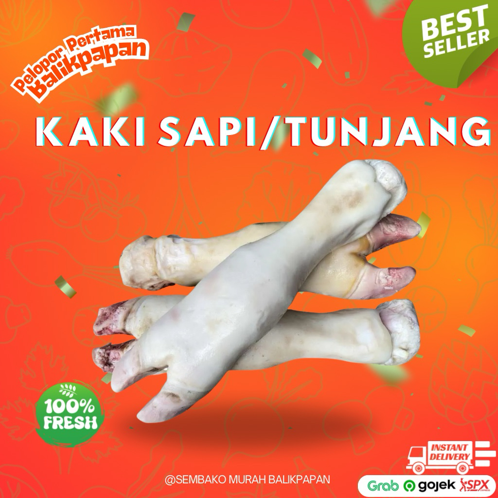 Kaki Sapi / Tunjang 1 kaki (sudah dipotong)