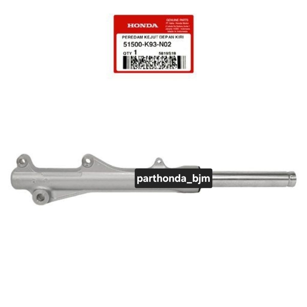 51500-K93-N02  SHOCK DEPAN KIRI SCOOPY BAM DONAT K93 SOK DEPAN SCOOPY BAN DONAT SILVER SOK DEPAN SCO