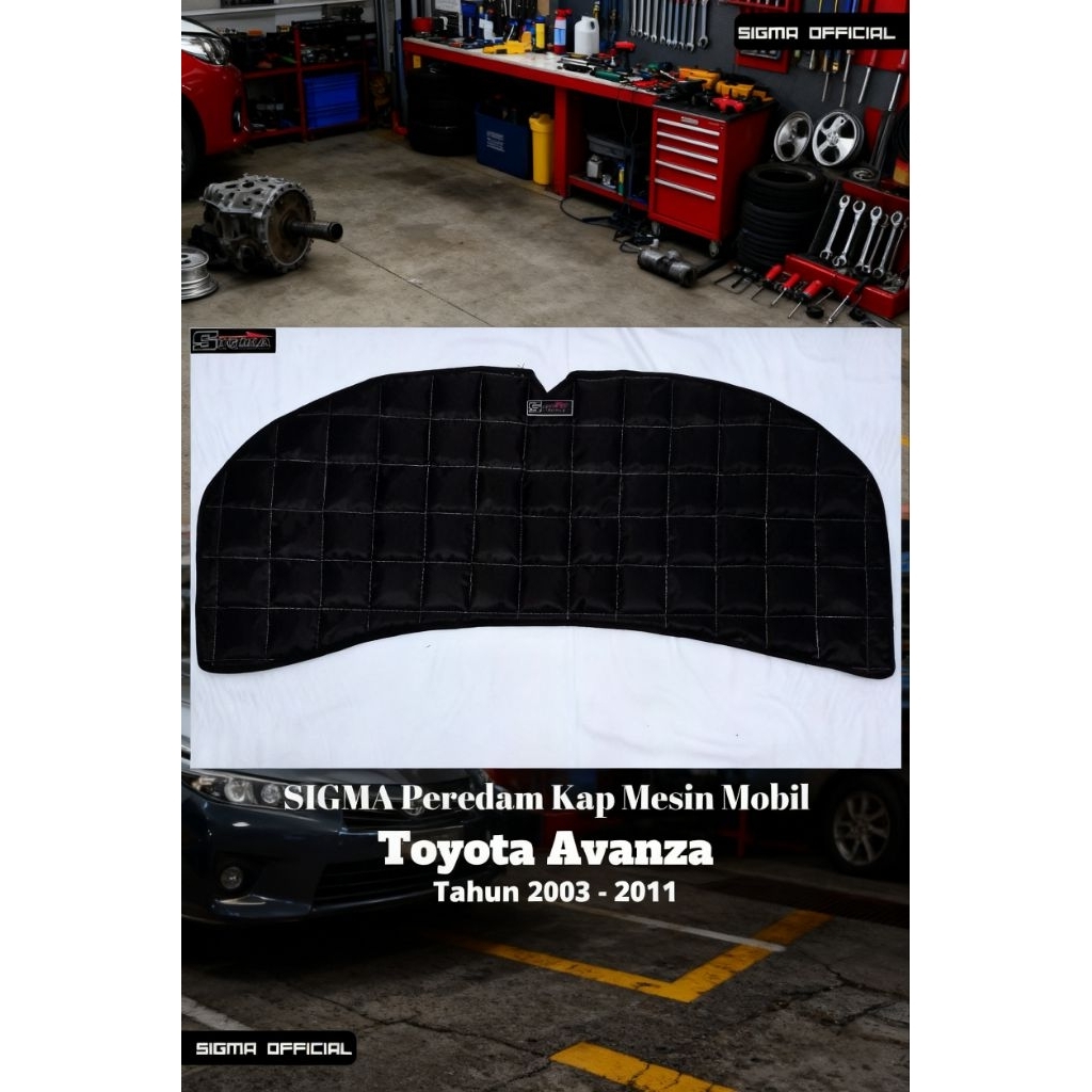 Peredam kap mesin toyota avanza 2003 - 2011