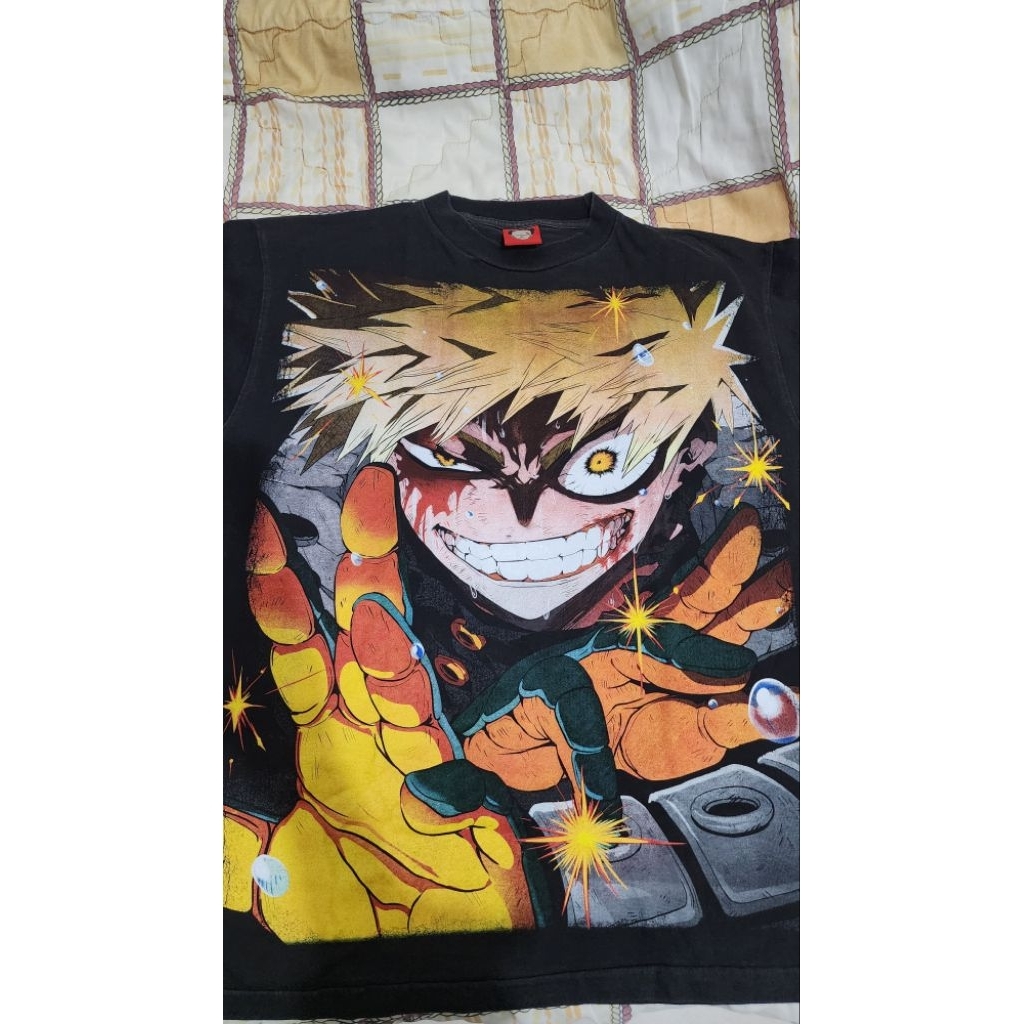 Bakugo anime bootleg dead stock not uniqlo zara hnm my hero academia boku no hero academia BNH