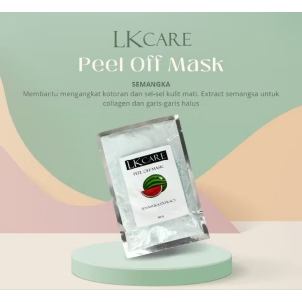 500 gr peel off mask / masker peel off LK care semangka extrack