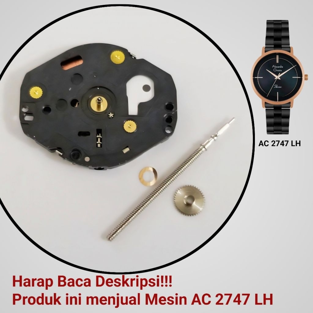 Mesin Jam Tangan Alexandre Christie AC 2747 LH