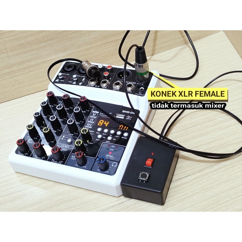 PTT BOX MIXER UNTUK ICOM 8 PIN