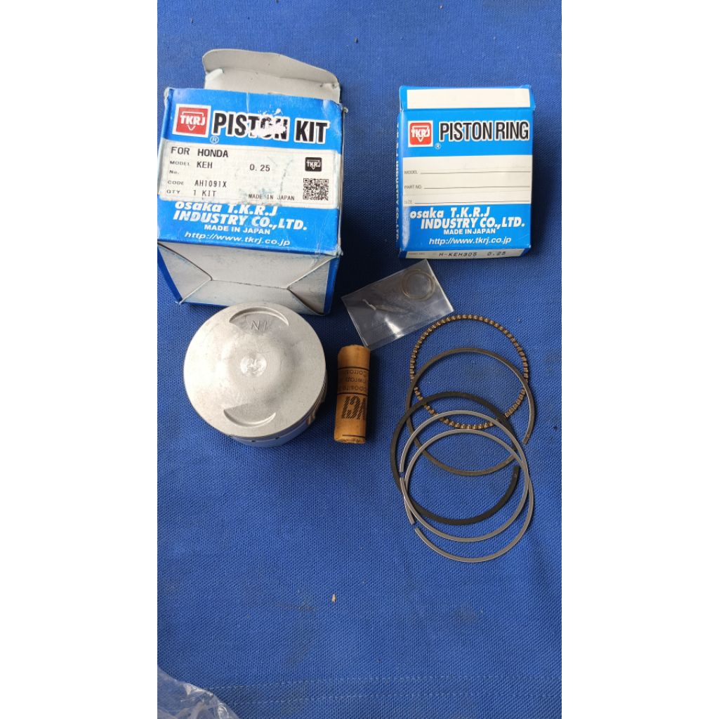 piston kit seher set TKRJ KEH Tiger Megapro os 0.25 oversize 25