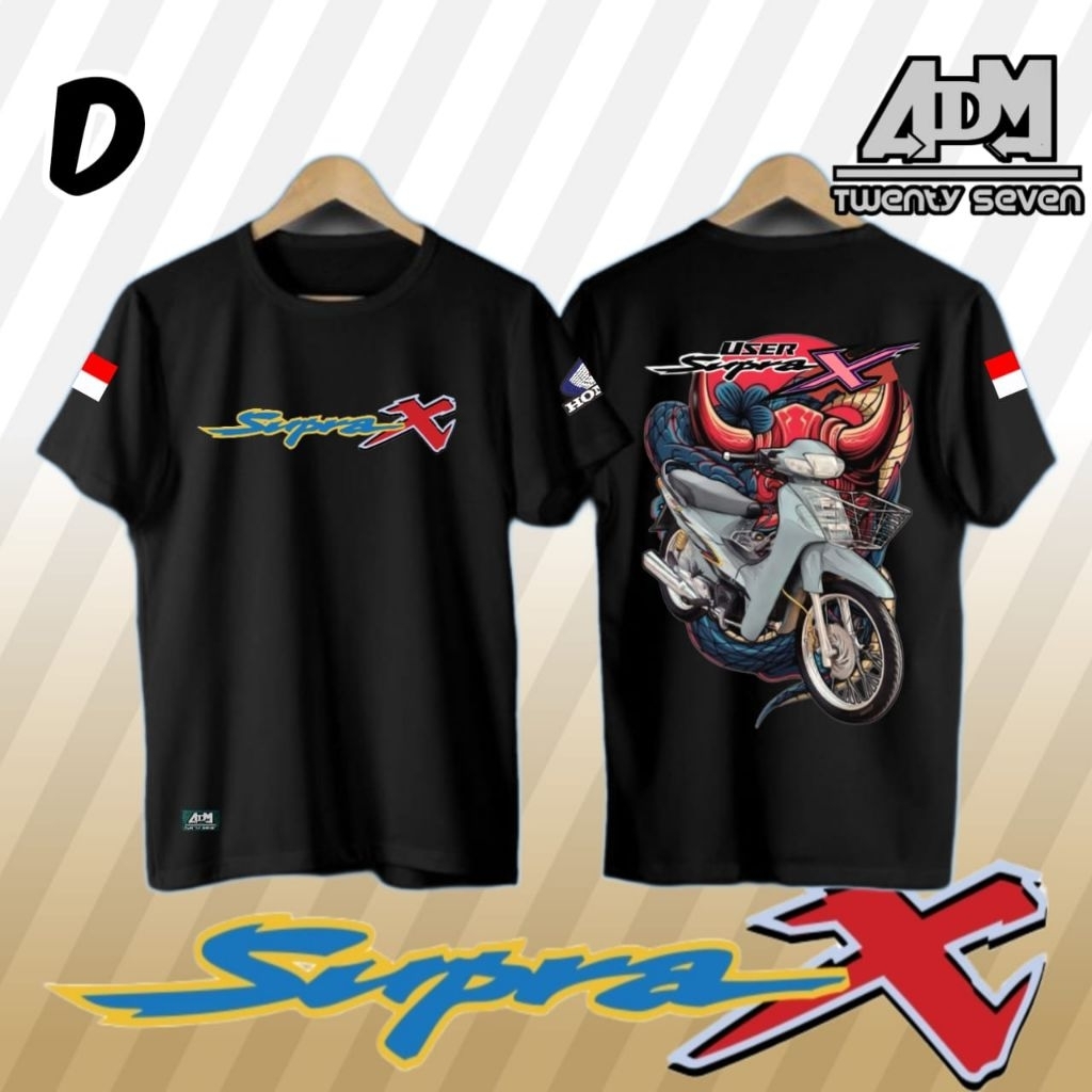 Kaos Honda Supra x Kaos Supra x jadul suprax bapak Kaos motor Supra X Tshirt Honda Racing