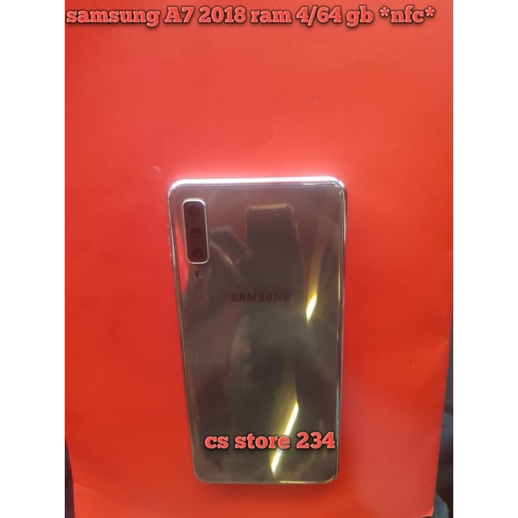 samsung A7 2018 ram 4/64 gb nfc