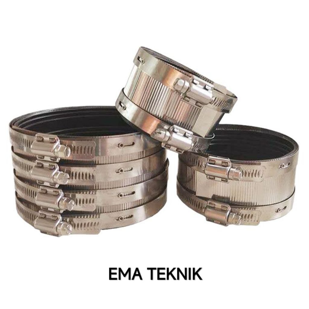 Clamp pipa stainless repair Clamp rubber stainless 2inch