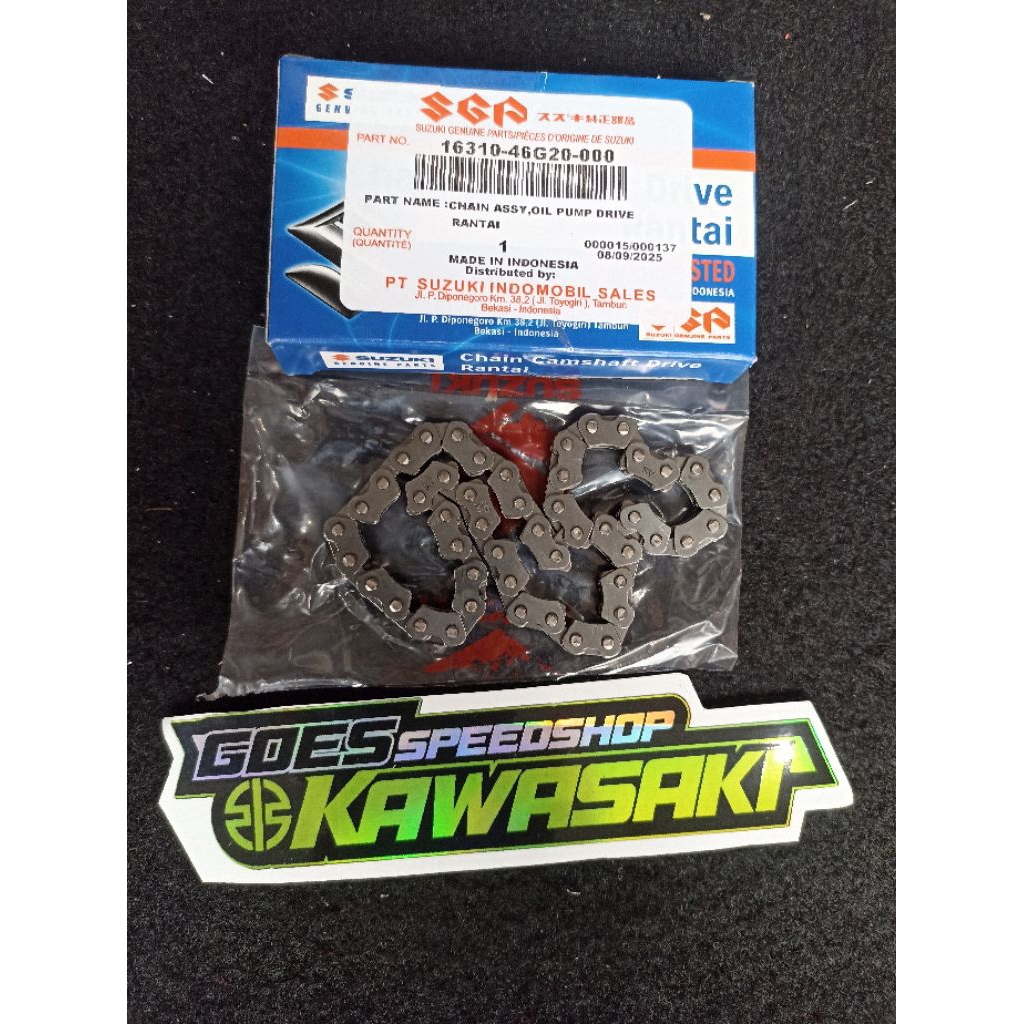 RANTAI POMPA OLI/CHAIN ASSY OIL PUMP DRIVE  SUZUKI SPIN/SKYDRIVE/SKYWAVE/HAYATE 16310-46G20-000 ORIG