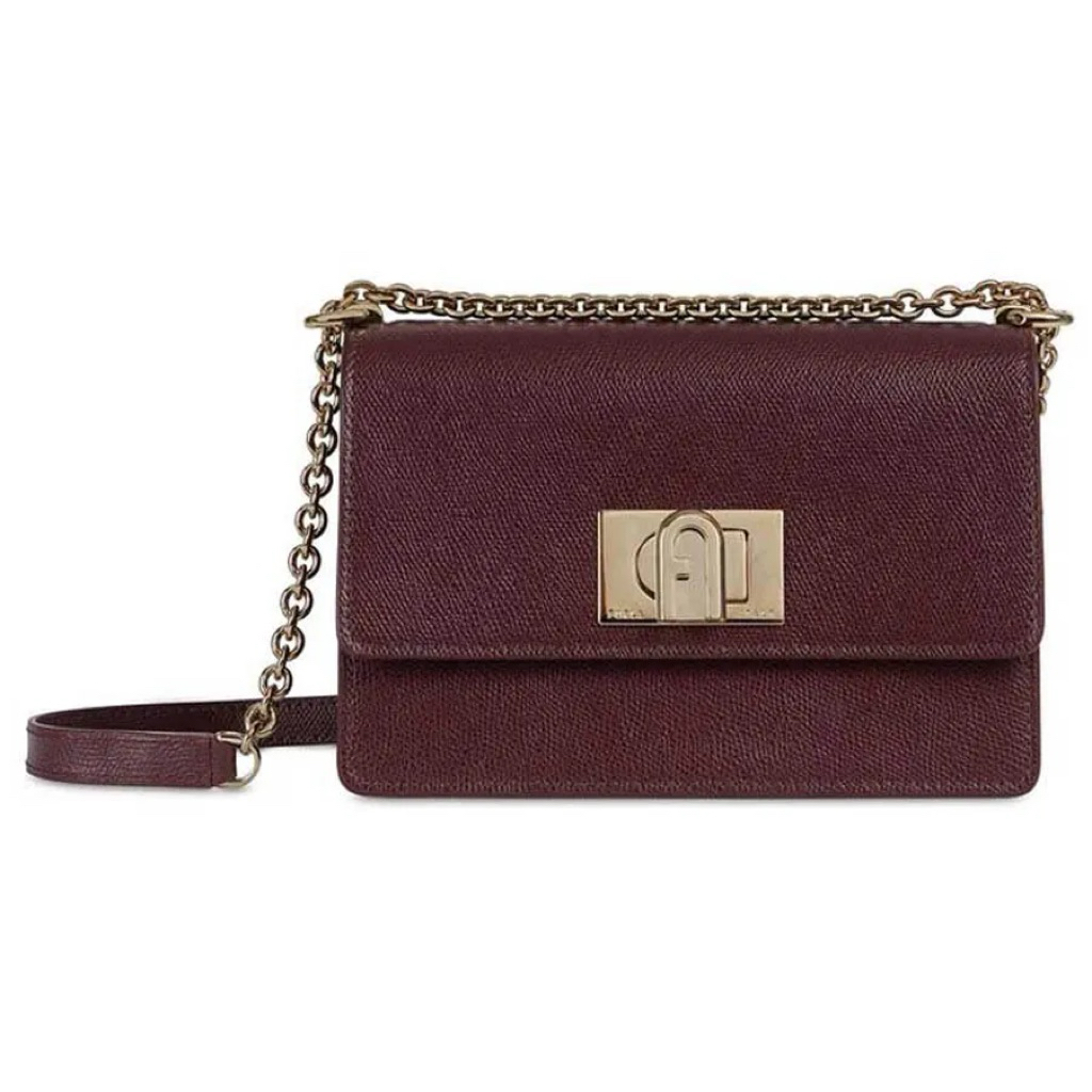 [PRELOVED] Furla 1927 Burgundy Shoulder and Sling Bag