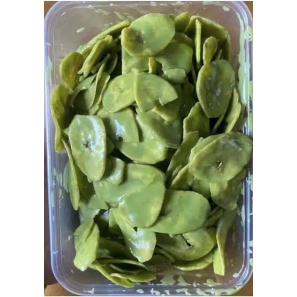 Keripik pisang lumer - keripik pisang matcha 100 gram