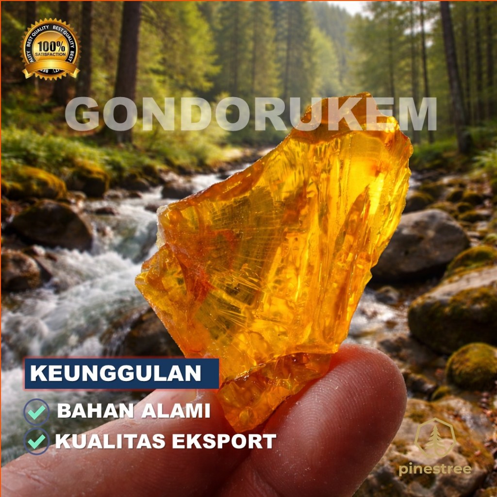 Arpus Gondorukem / Batu Siongka / Getah Pinus - 250 gr