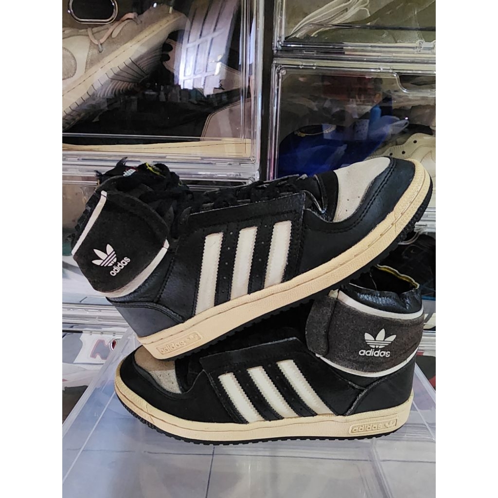 Adidas high Top Ten Hitam Putih