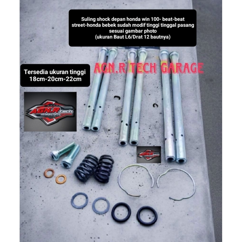 Suling shock depan honda win  beat-beat street-honda bebek sudah modif tinggi tinggal pasangsesuai g
