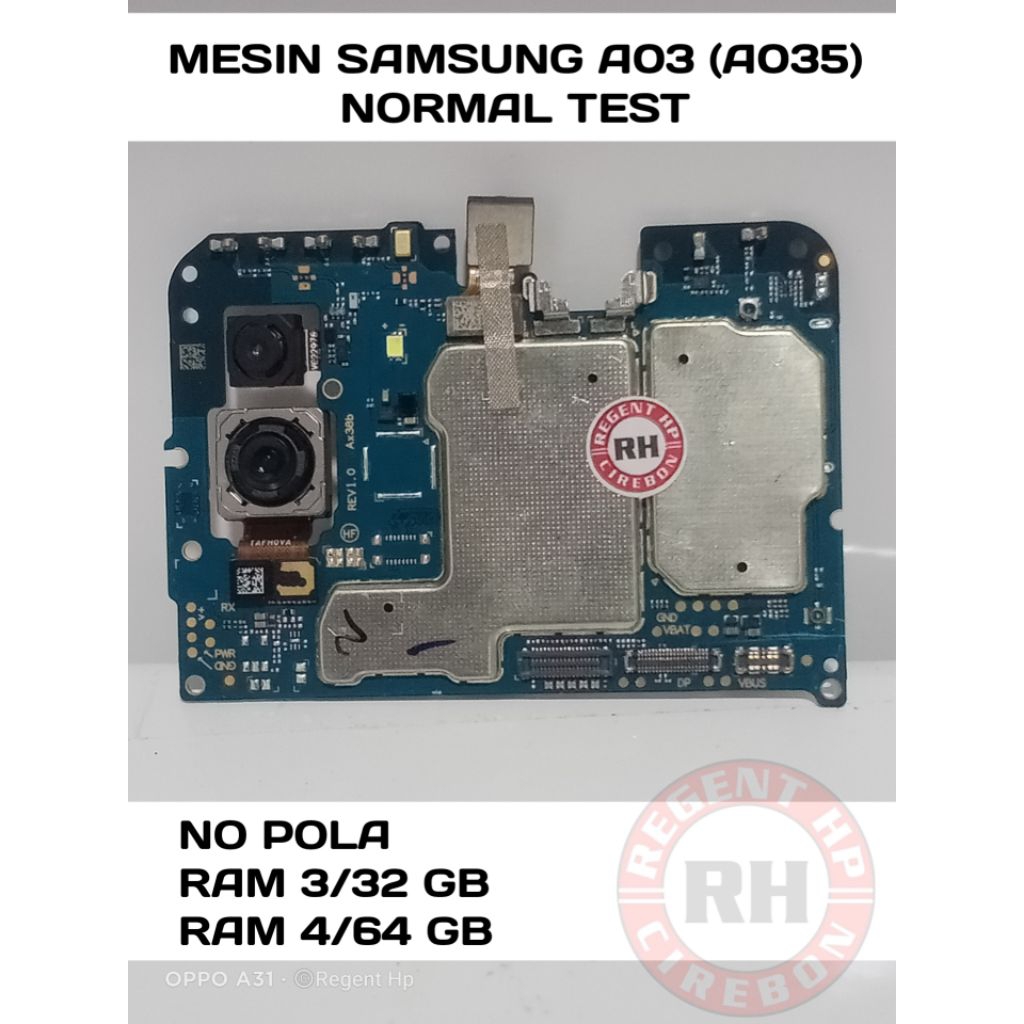 (NO POLA) MESIN SAMSUNG A03 (A035F) TESTED
