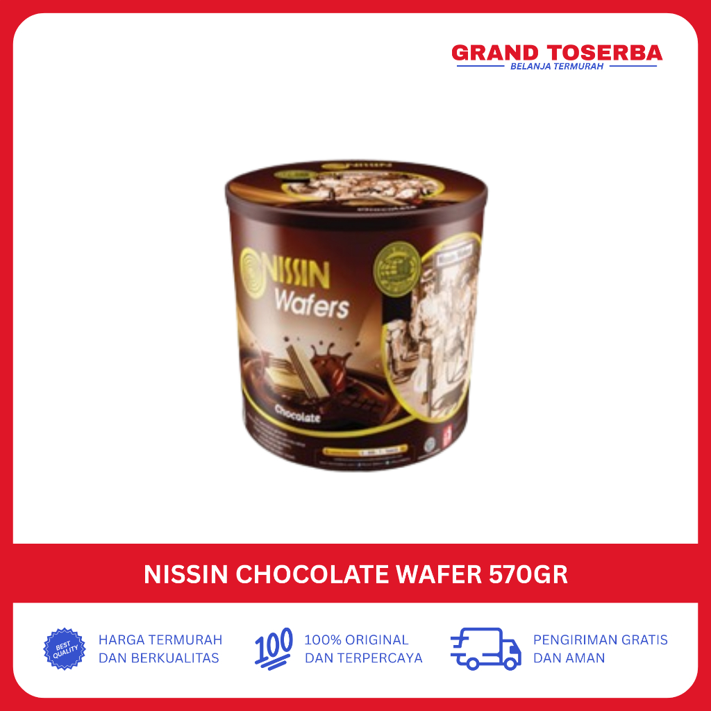 Nissin Chocolate Wafer 570gr