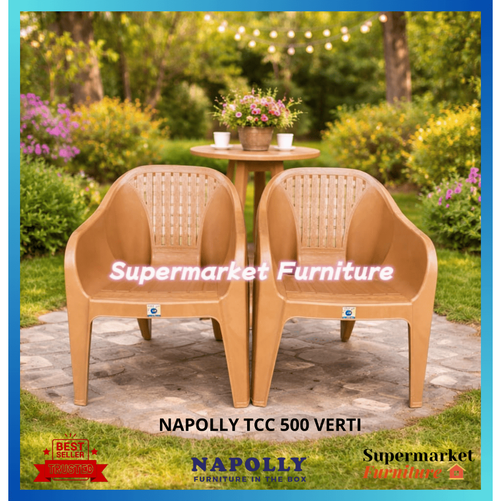NAPOLLY - KURSI SET PLASTIK VERTI/KURSI SET NAPOLLY SENDER TCC500