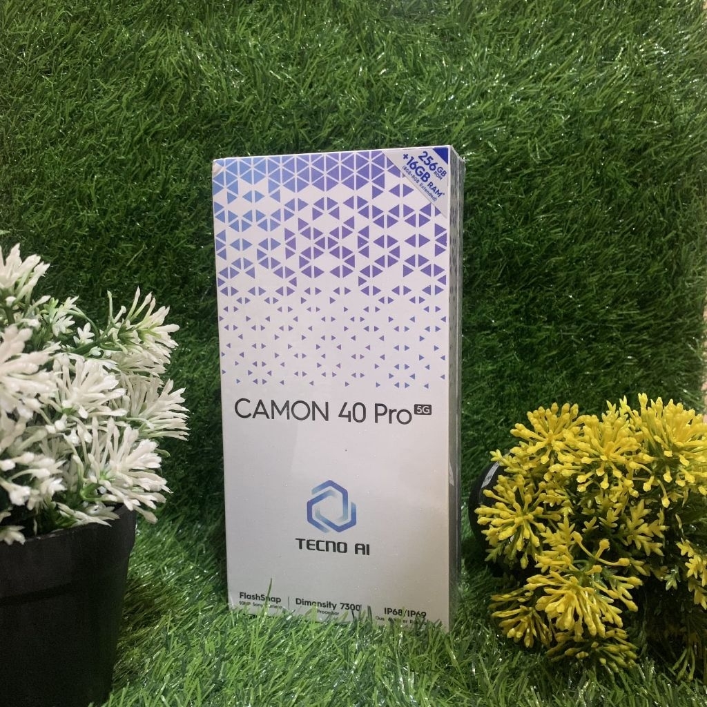 Tecno Camon 40 pro 5g 8/256 Garansi Resmi Segel
