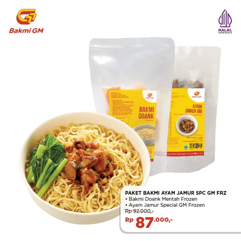 Bakmi GM - Paket Bakmi Ayam Jamur Special GM Frozen