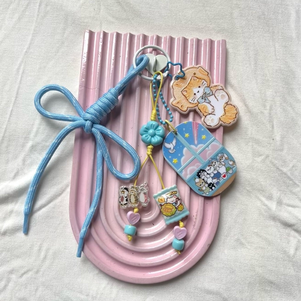 Knott Keychain Mofusand/ Keychain Tali/ Bagcharm Tali