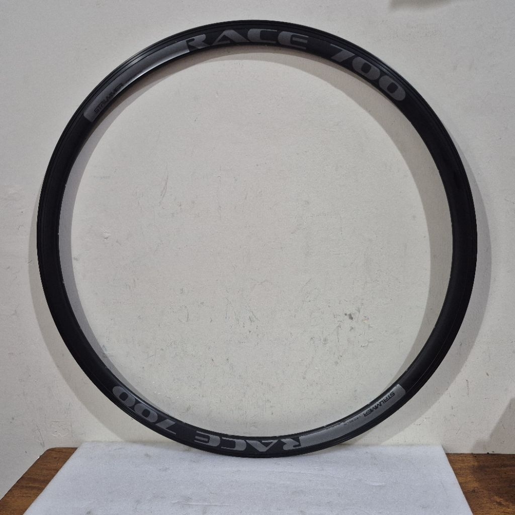 Rims Velg Strummer Race 700c 24 Hole 30 mm Brakeline hitam Rim Rims Sepeda Balap Roadbike Road