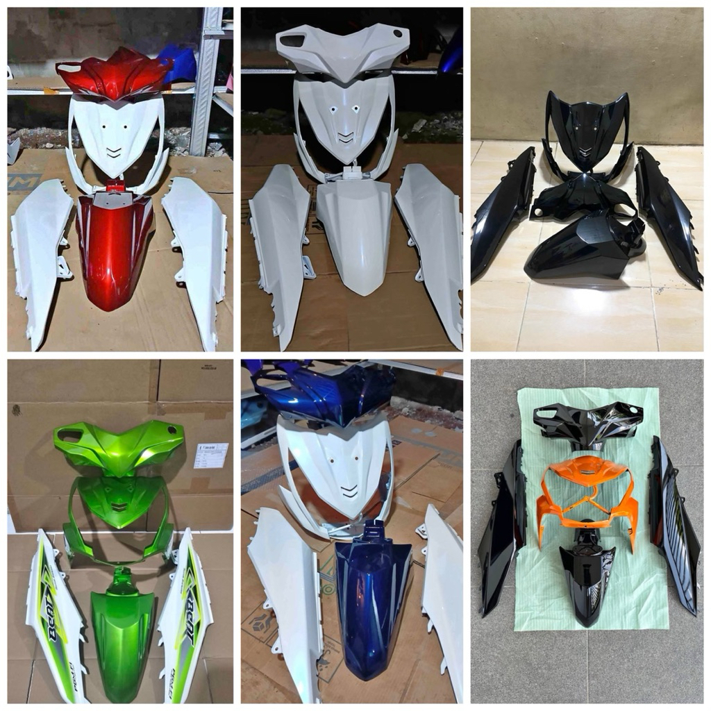 BODY HALUS FULL SET HONDA BEAT FI 2012 2013 2014 2015 2016 WARNA STANDAR ORI