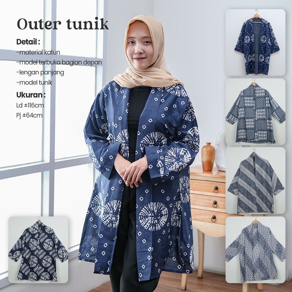 Outer tunik - Joglo batik