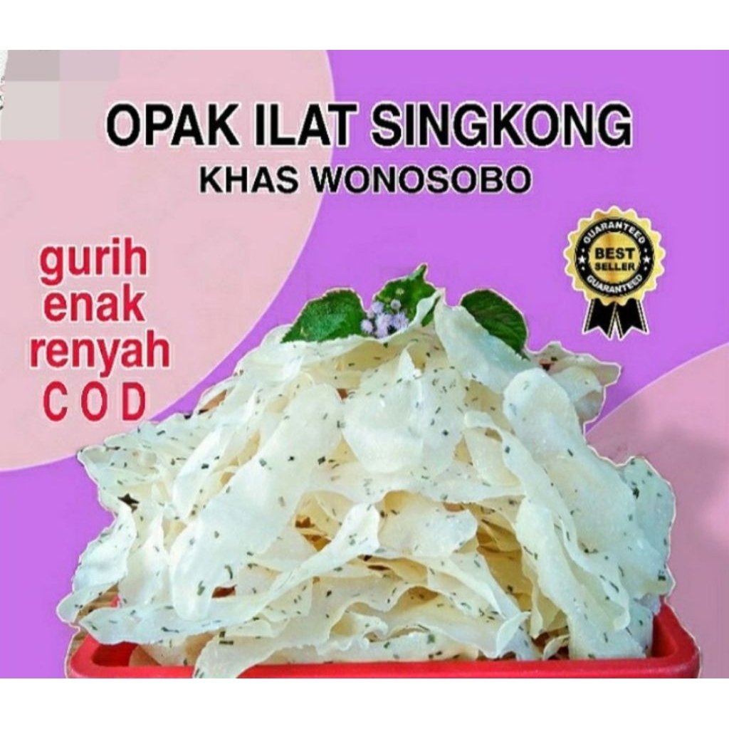 opak singkong mentah Wonosobo