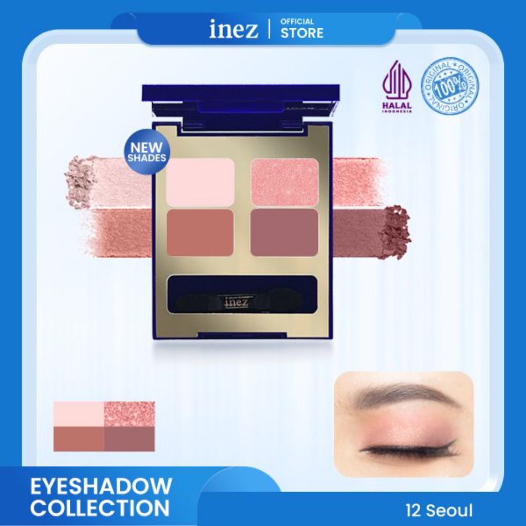 Inez eyeshadow collection seoul/inez eyeshadow/makeup inez